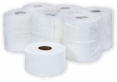 Туалетная бумага в рулоне Терес Т-0040 2-сл, белая, 120 м.*12 рул.