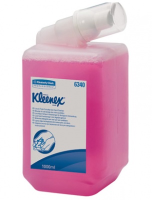 Мыло Кimberly-Сlark Kleenex 6340 пенное, розовое, для ежедневного использования 1л.*6 шт/уп