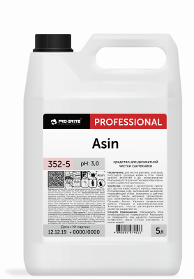 Асин / Asin средство для деликатной чистки сантехники 5л 352-5