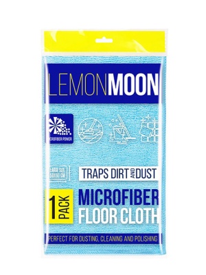 Тряпка для мытья пола микрофибра 50х60 см 250 гр/м2  LM250F1 Lemon Moon