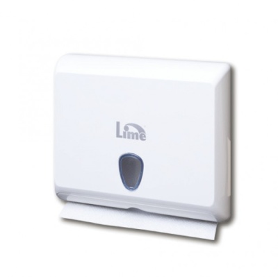 Диспенсер LimeA 83801S для бумажных полотенец мини Z укл., белый 