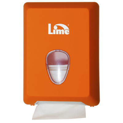 Диспенсер Lime А62201 ARS  для туалетной бумаги в пачках, V укл., оранжевый