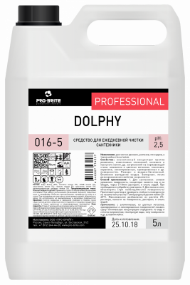 Долфи / Dolphy средство для мытья сантехники 5л. 016-5 4шт/уп
