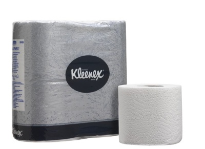 Туалетная бумага Кimberly-Сlark 8449 рулон бытовая Kleenex, 2-сл., белая, 200 л*4 шт/уп