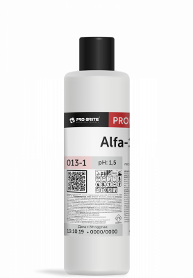 Альфа-19, средство для очистки остатков цемента 1л 013-1 10шт/уп