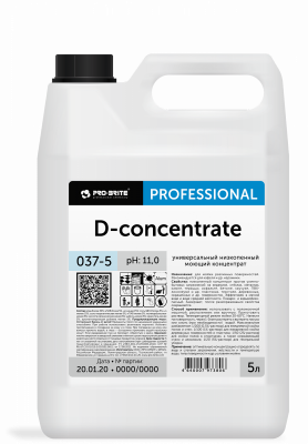 Д-концентрат / D-concentrate, моющее средство для глубокой очистки плитки 5л, 037-5 4шт/уп
