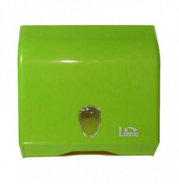 Диспенсер Lime 926004 для бумажных полотенец мини V,Z укл., зеленый