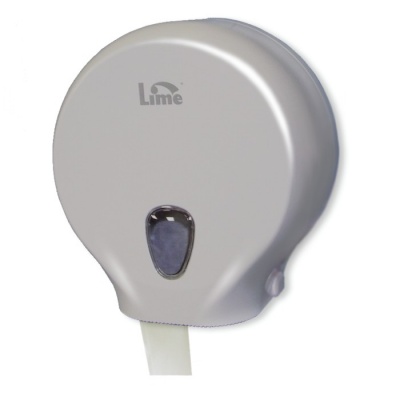 Диспенсер Lime 915201 для туалетной бумаги в рулонах mini 200 м., серый  