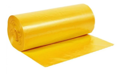 Пакеты для мусора 60л.* 20 шт. 10мкм  желтые Слоны 2А  50 рул/кор
