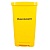 Емкость- контейнер для сбора отходов класса "Б" желтый 35 литров