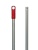 Ручка-палка алюмин. для флаундера 140 см. 22мм (красный наконечник) 