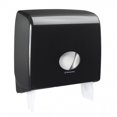 Диспенсер Kimberly-Clark 7184 AQUARIUS для туалетной бумаги в рулонах, черный