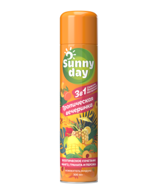 Сан Дей / Sunny Day освежитель воздуха 300мл аэроз. Тропическая вечеринка