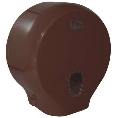 Диспенсер Lime 915205 для туалетной бумаги в рулонах mini 200 м., коричневый