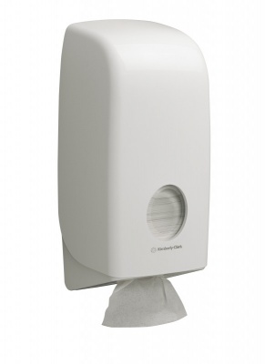 Диспенсер Kimberly-Clark 6946 Aquarius для туалетной бумаги в пачках, белый