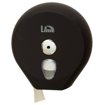Диспенсер Lime 915202 для туалетной бумаги в рулонах mini 200 м., черный