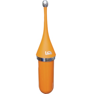 Ерш Lime А65801ARS Color для туалета, настенный, оранжевый
