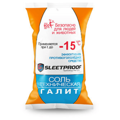 Галит антигололедный реагент 50кг.