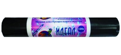 Пакеты для мусора 120л.* 10 шт, 70*110, 70 мкм Идеал МП ВЫВОД