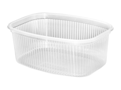 Контейнер РР 500 мл глубокий, прямоугольный 139*102*56 50 шт/уп, 17-0773 (крышка 17-8516) 