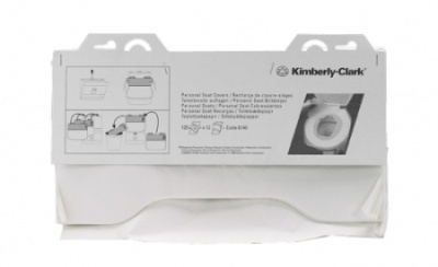 Индивидуальные сидения Кimberly-Сlark 6140 на унитаз 125 л.*12уп./кор. выведена