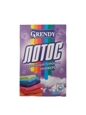 Лотос порошок стиральный 400 гр. универсал  24шт/уп Гренди / GRENDY