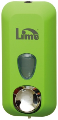 Диспенсер Lime  971004 для жидкого мыла 0,6л заливной, зеленый