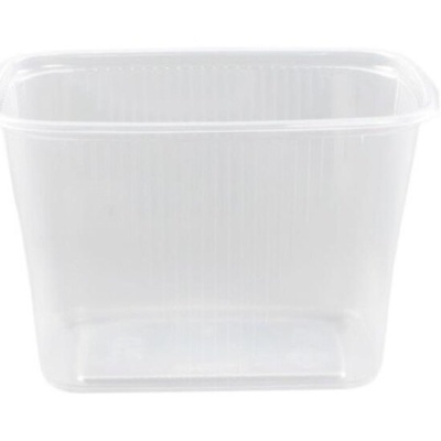 Контейнер РР 1500 мл глубокий 179*132*89 50 шт/уп,17-0494 (крышка 17-1618) черный