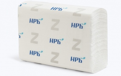 Полотенца в пачках NRB-25Z113 белые Z укл. 1-cл 150л/33гр. *30шт/кор