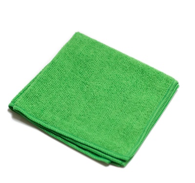 Салфетка из микрофибры 30х30 зеленая 120шт/кор ОНМ