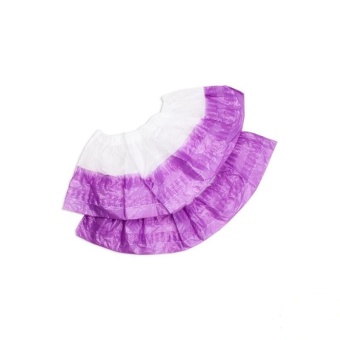 Бахилы Бело-Фиолетовые 